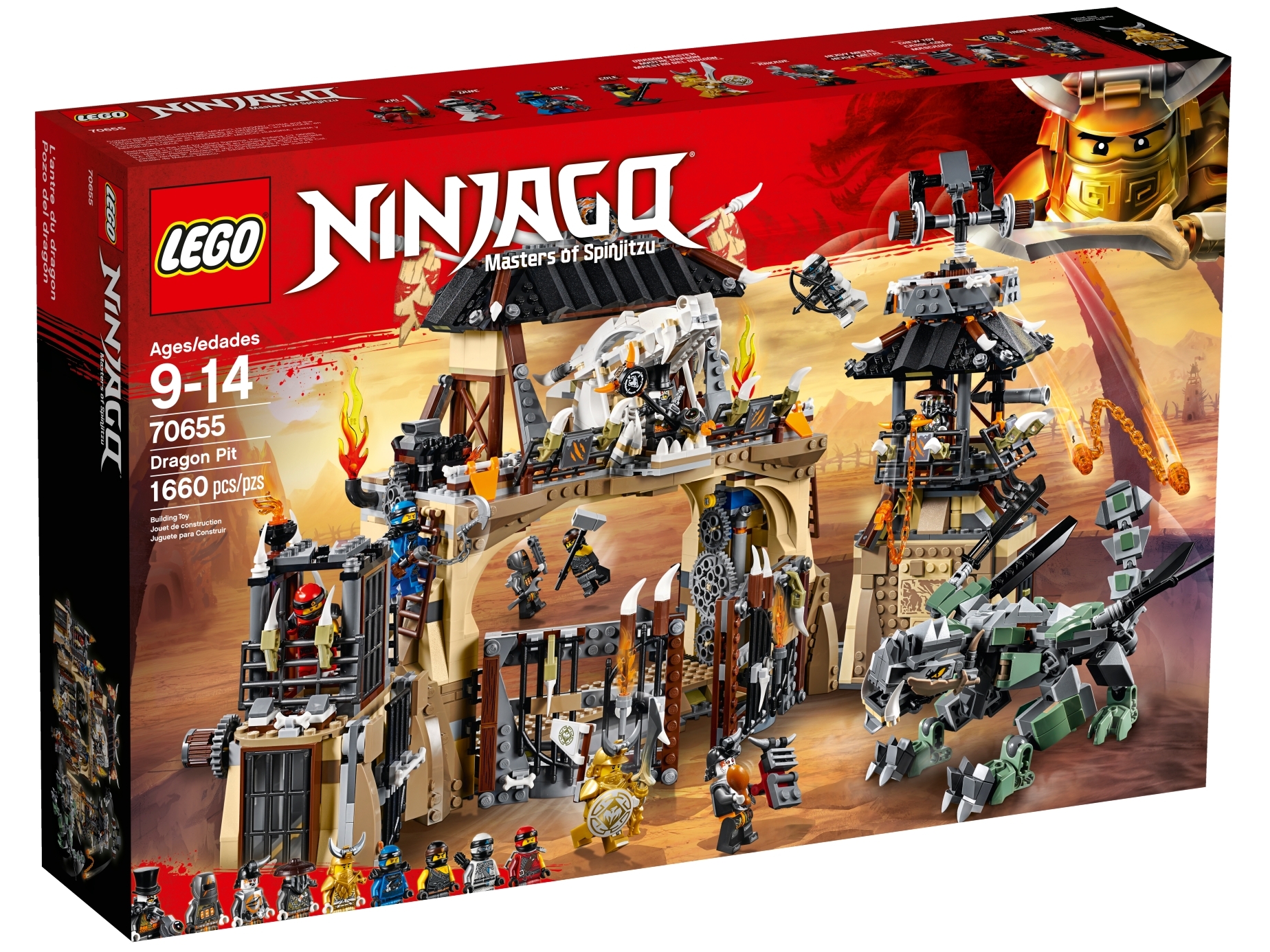 lego ninjago all dragons