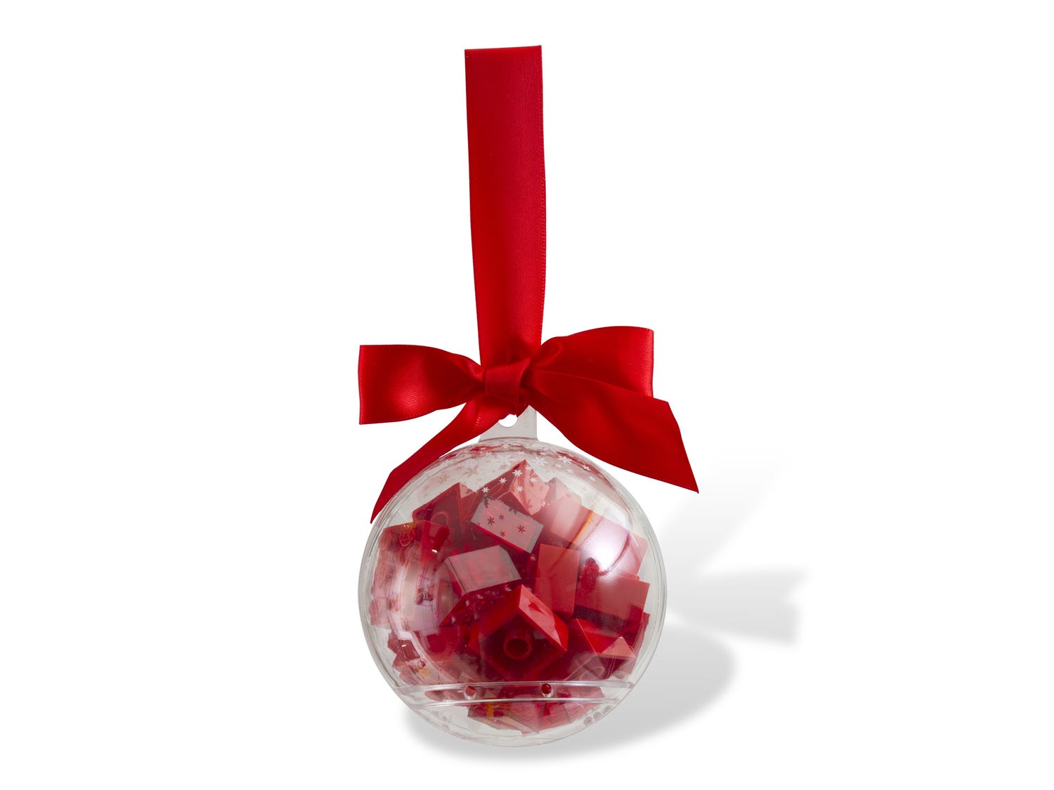 Holiday Ornament with Red Bricks