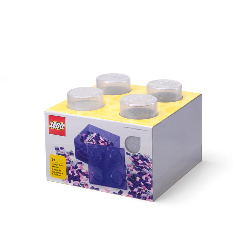 White Clear Brick-Shaped Storage Box 5009341 Other LEGO