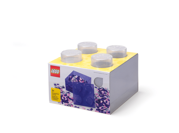 LEGO 5009341 Brique de rangement translucide - blanc — visuel 2 sur 4