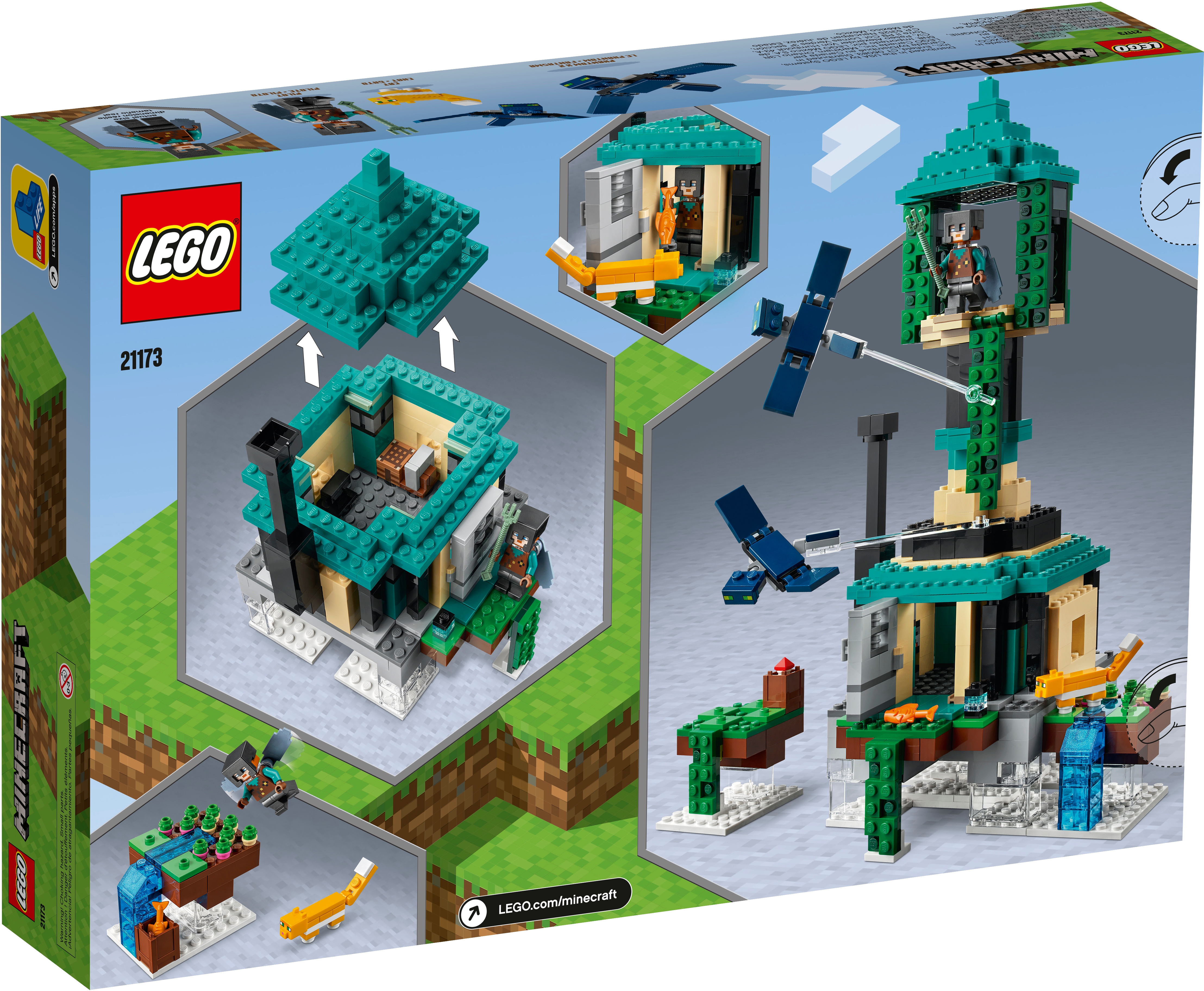 The Sky Tower Minecraft Buy Online At The Official Lego Shop Us