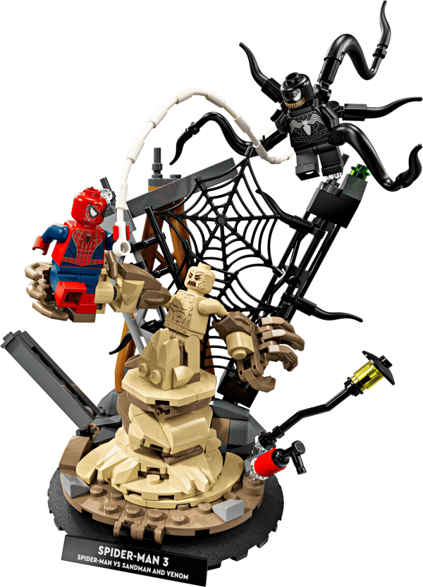 LEGO 76334 Le combat légendaire entre Spider-Man et Sandman
