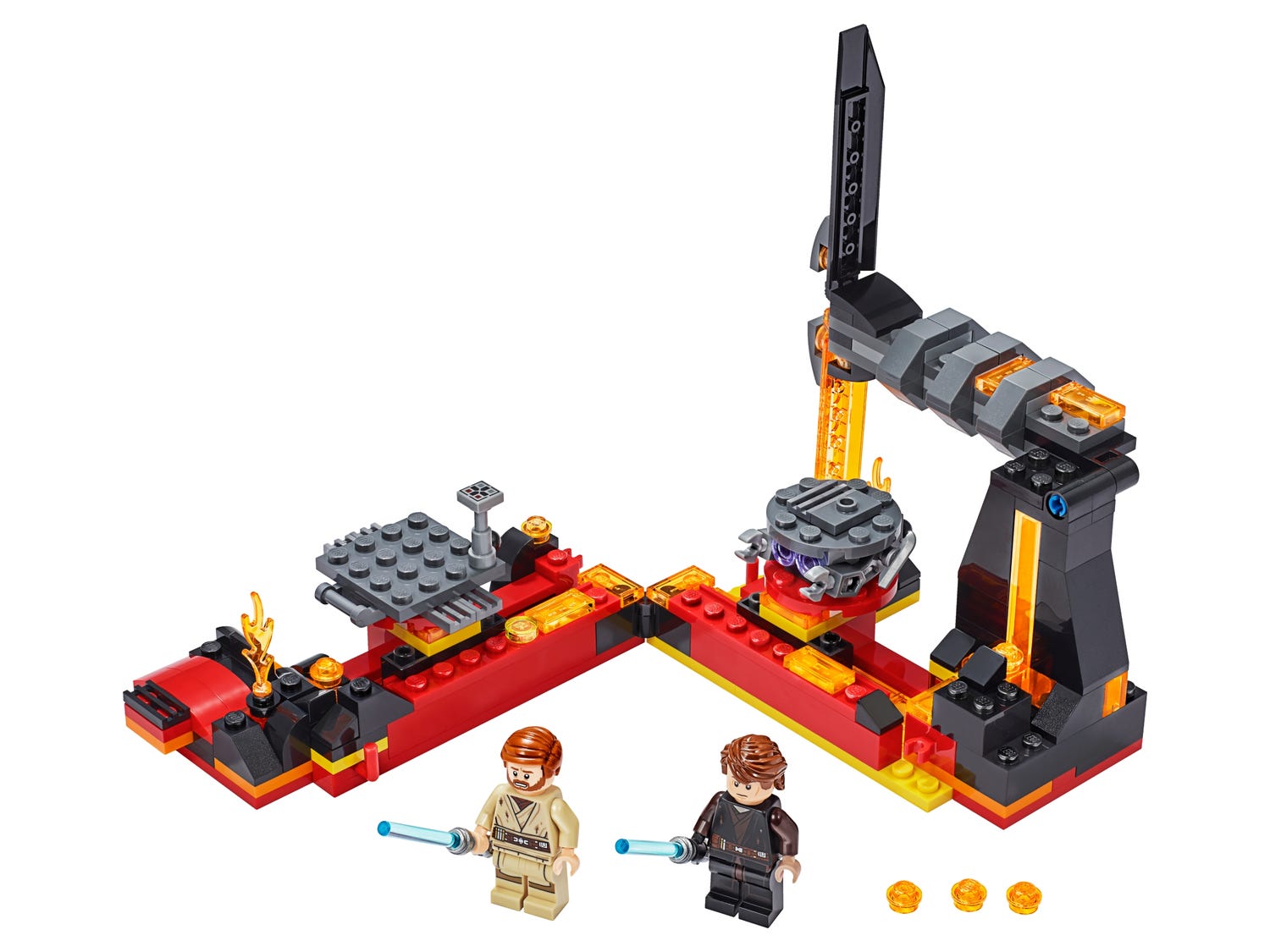 Wars Iii Lego Star Wars Arena Battle Duel On Mustafar MOC (Star