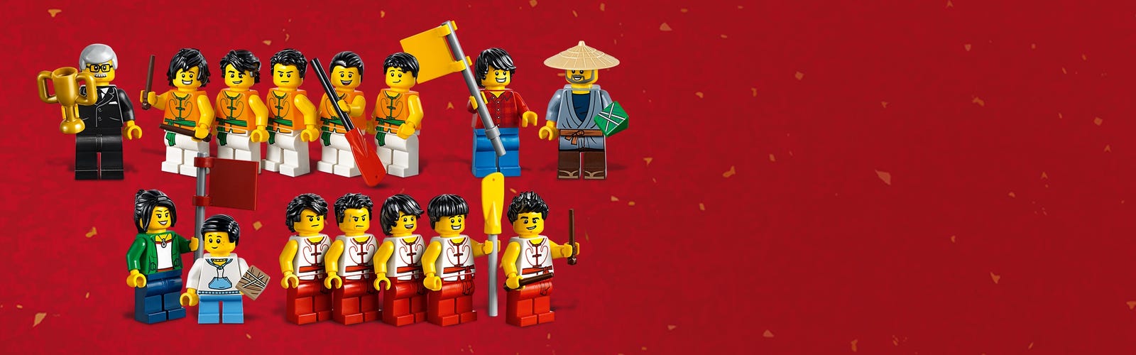 LEGO Set 80103-1 Dragon Boat Race (2019 Chinese Traditional
