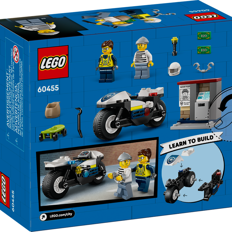 Inseguimento della moto della Polizia 60455 City LEGO® Shop