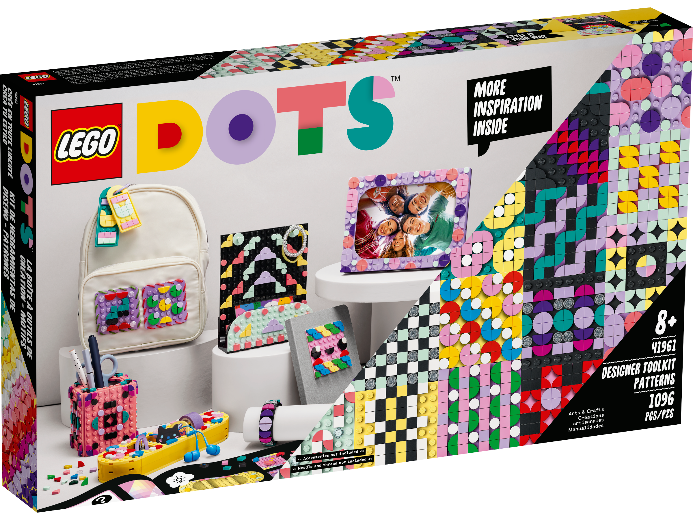 LEGO® DOTS 41961 La boîte à outils du designer - Motifs