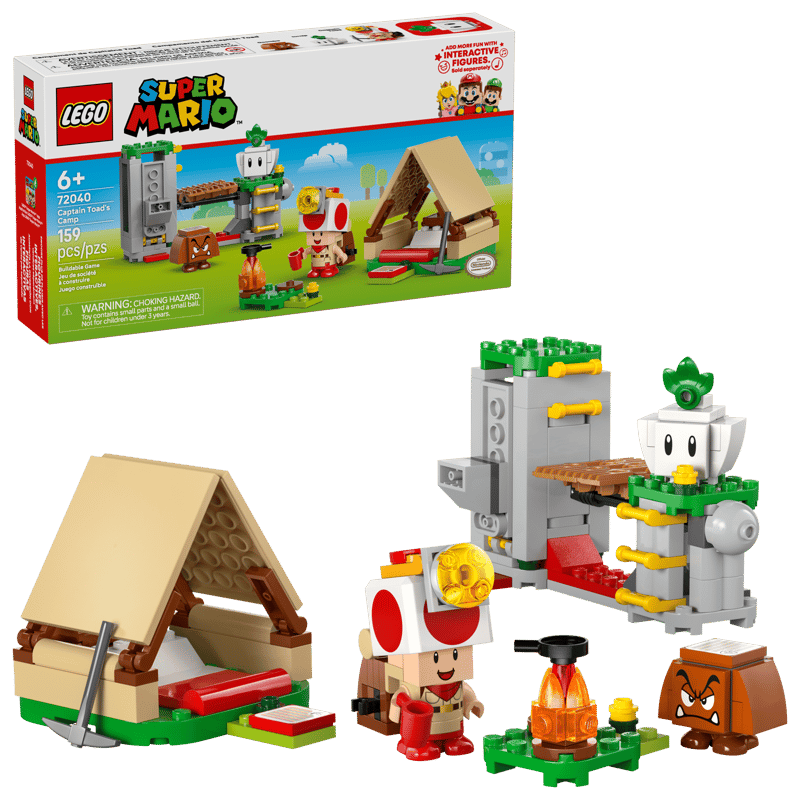 Captain Toad's Camp 72040 | LEGO® Super Mario™ | Buy online at the Captain Toad's Camp 72040 | LEGO® Super Mario™ | Buy online at the