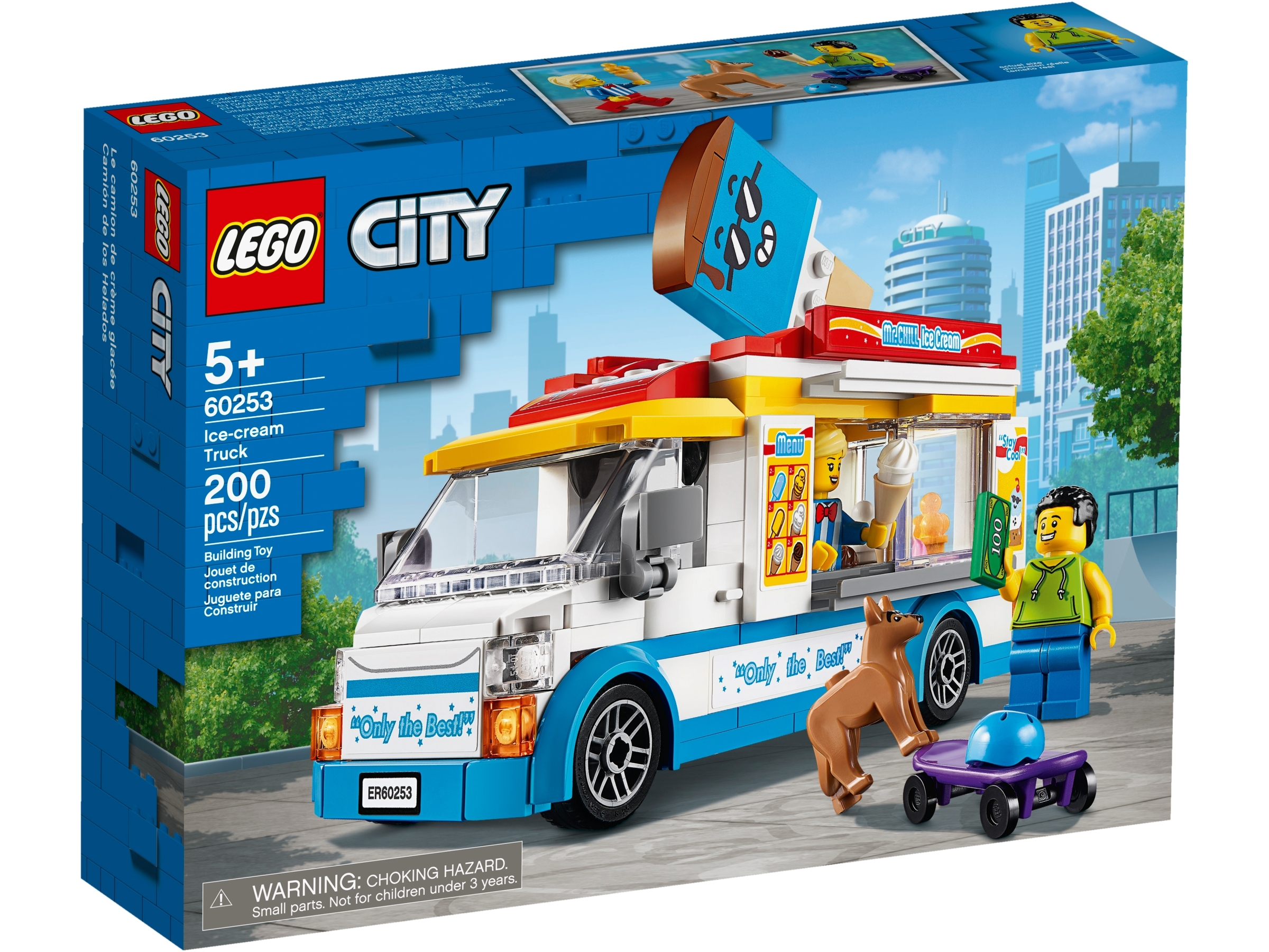 Lego 60253 City Great Vehicles Ice-Cream Truck Building Set Brick Adventure Kids 