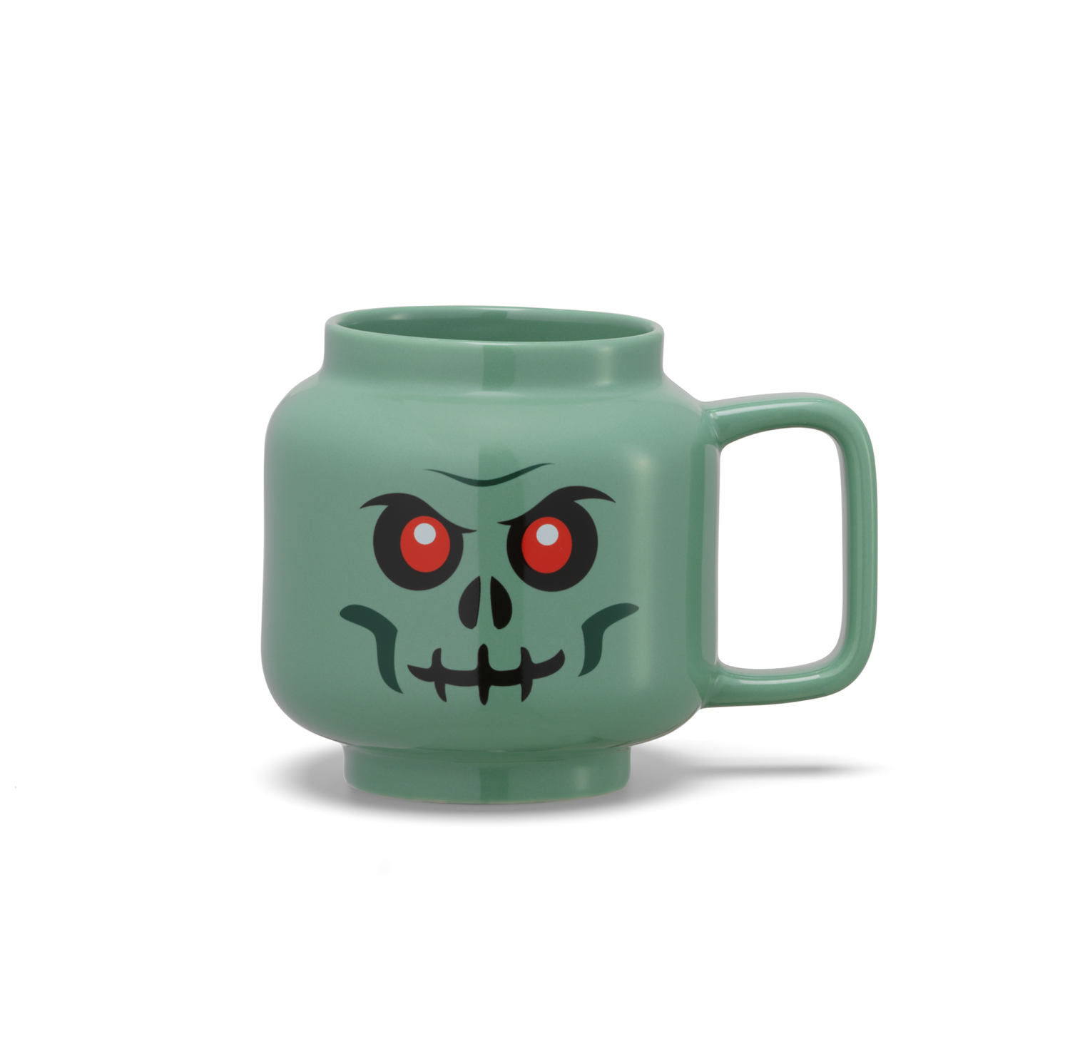 Large Skeleton Ceramic Mug – Green