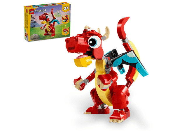 LEGO 31145 Le dragon rouge — visuel 2 sur 8