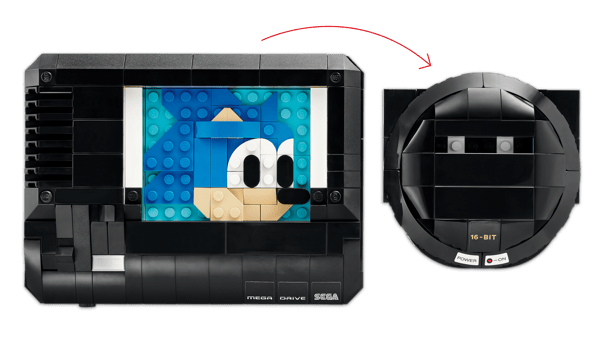 LEGO 40926 Console SEGA® Mega Drive™ — visuel 8 sur 8