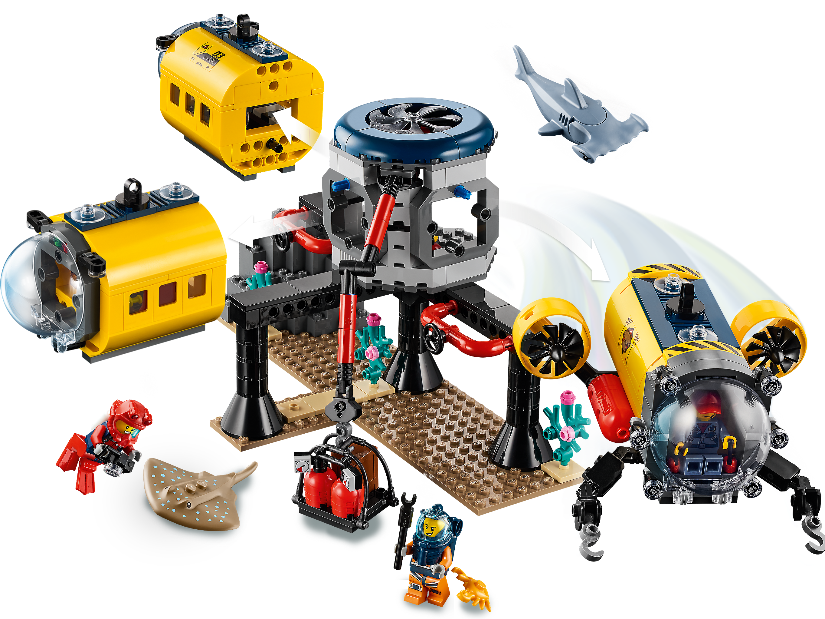 Lego 60265 City Ocean Exploration Base Building Set 