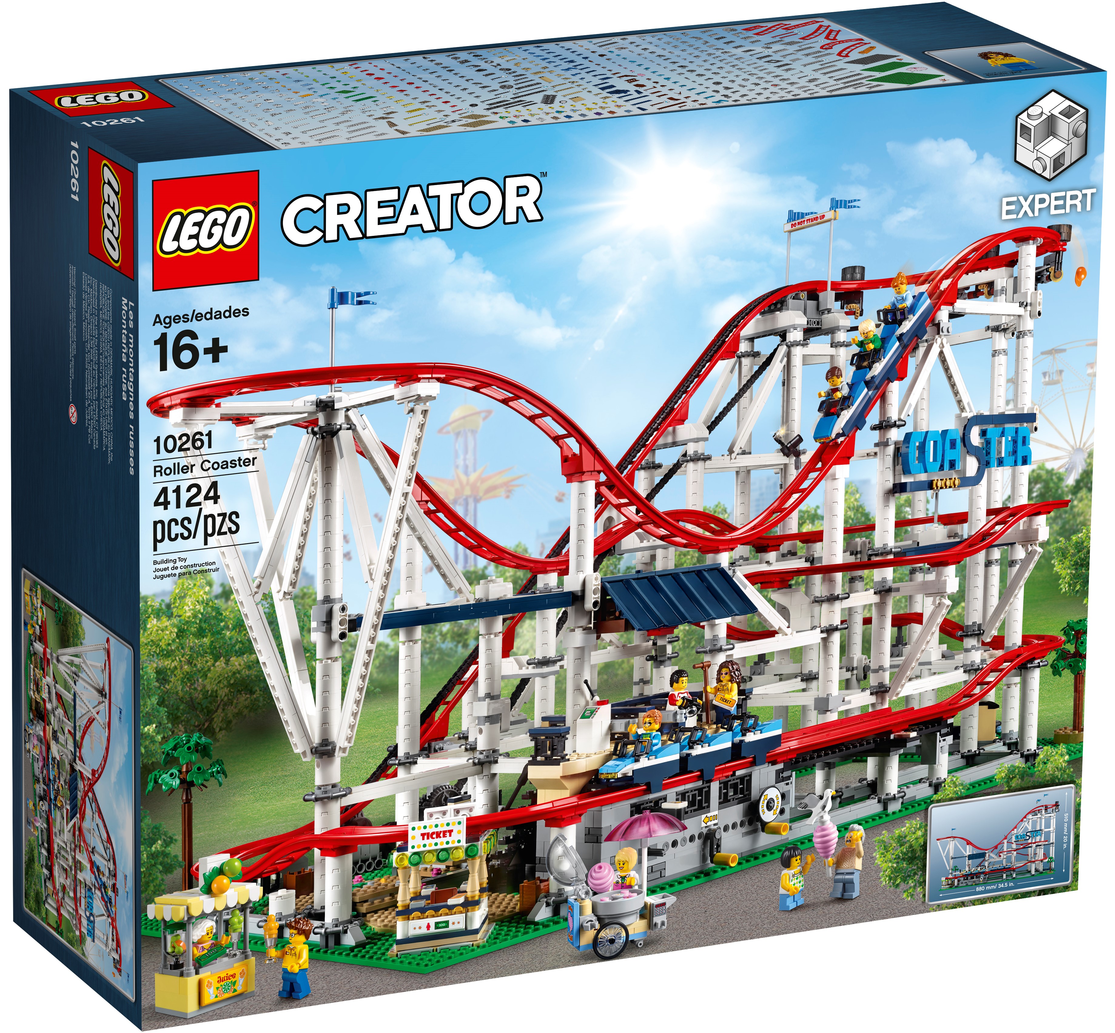 roller coaster building set