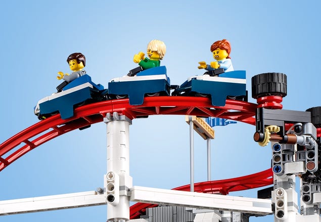 LEGO Creator Expert Roller Coaster 10261 Building Kit (4124 Pieces)