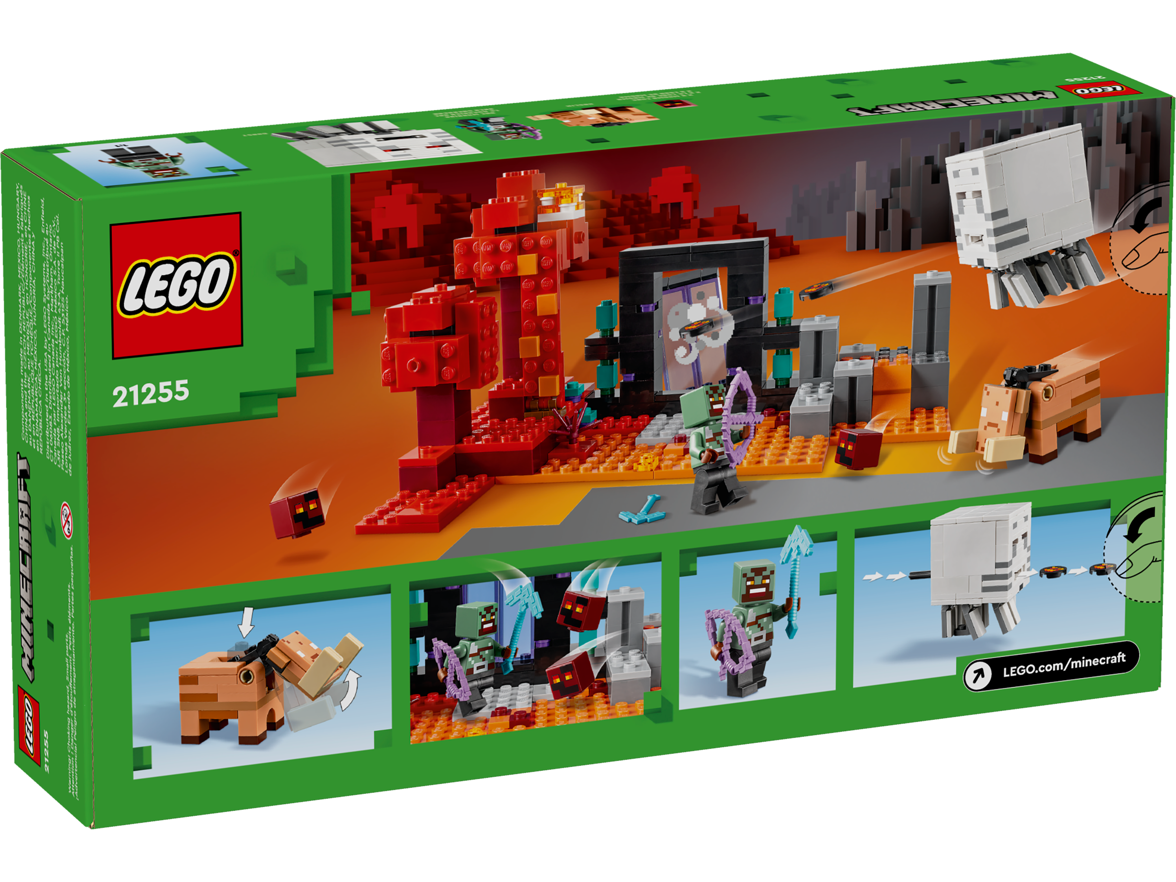 LEGO Minecraft The Nether Portal Ambush Building Toy 21255 6470596