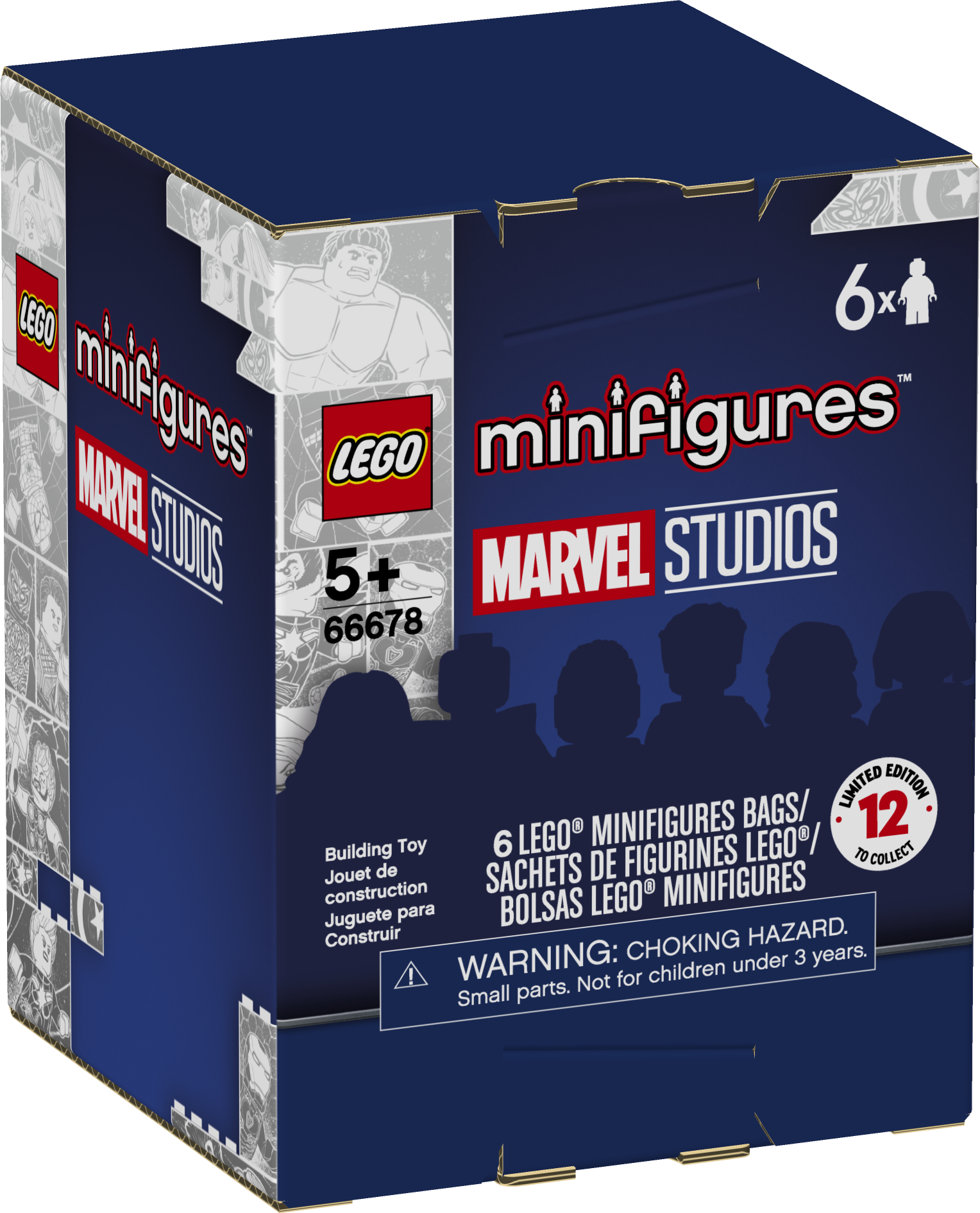NIB LEGO Minifigures Marvel Studios Wave 3~6 Pack~#66678~Limited Edition 66678 