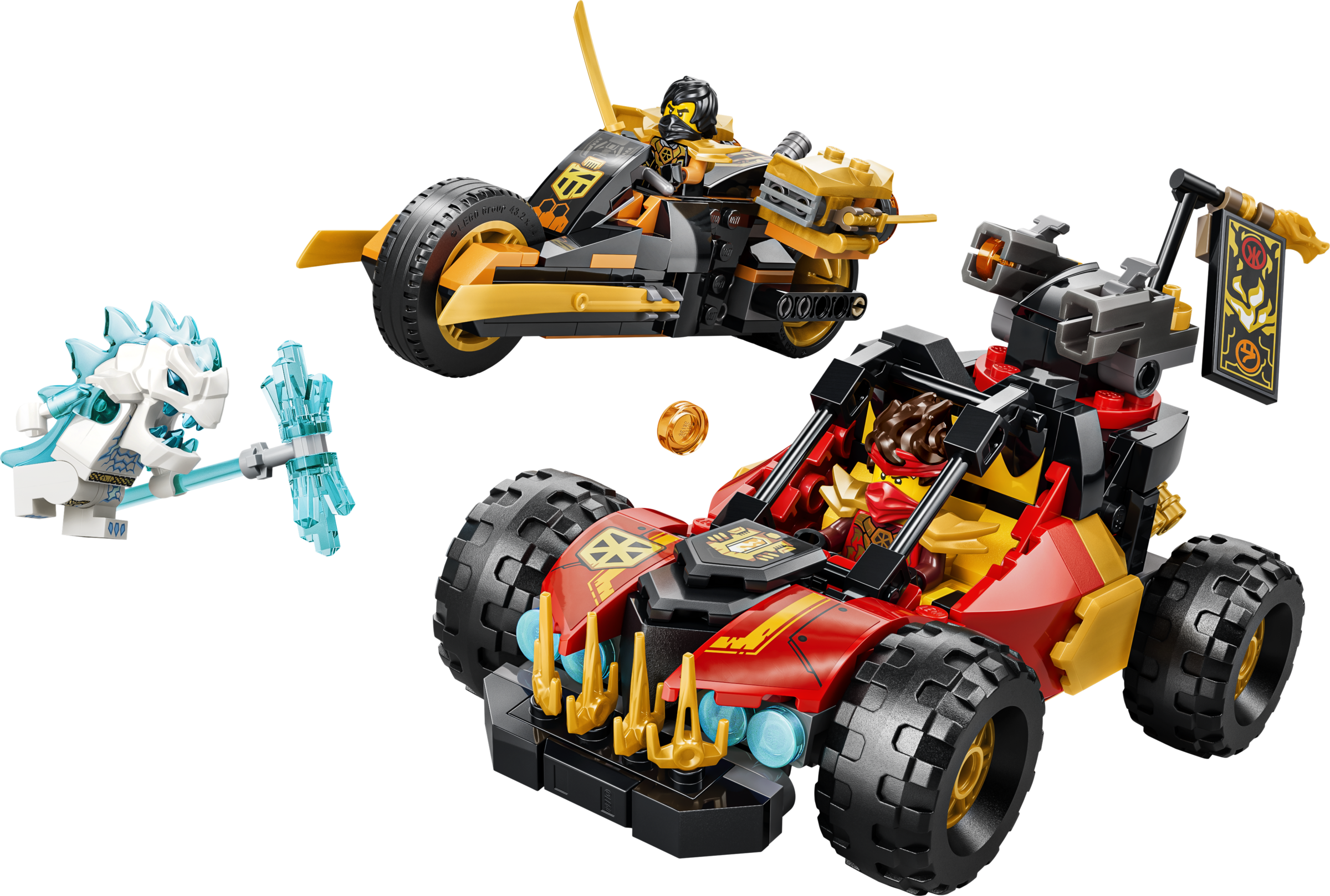 ジブリセット Kai and Cole's Combiner Vehicles 71864 | NINJAGO® | Buy online at