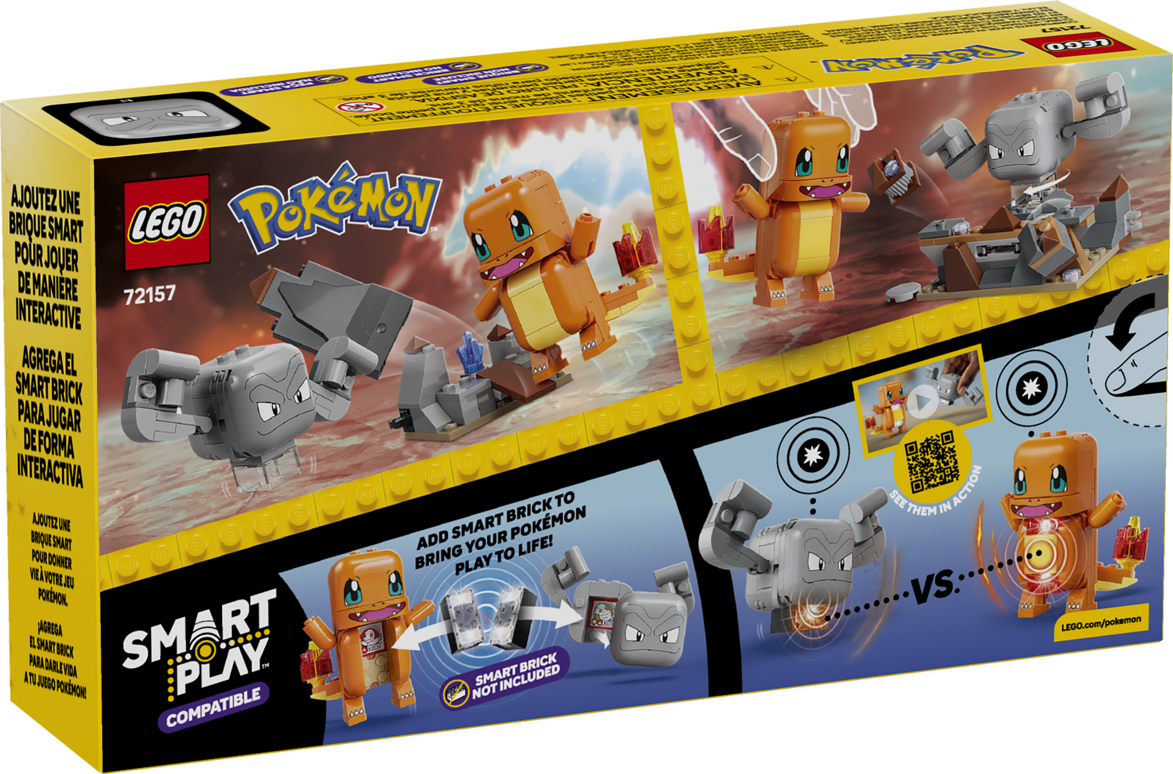 SMART Play™: Charmander and Geodude's Cavern Clash 72157 | Pokémon