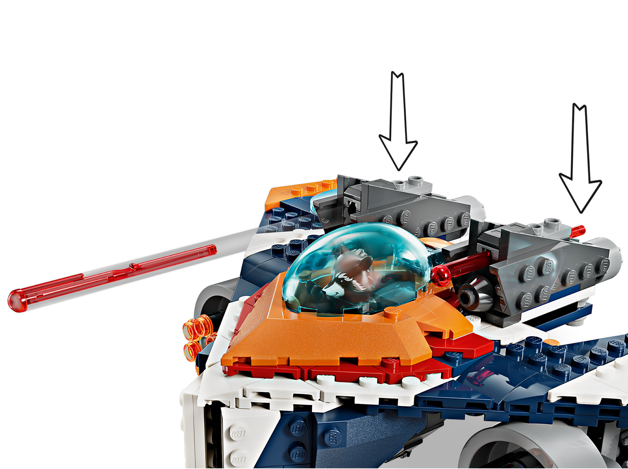 ロケットのウォーバード号とロナンの戦い 76278 | マーベル |レゴ