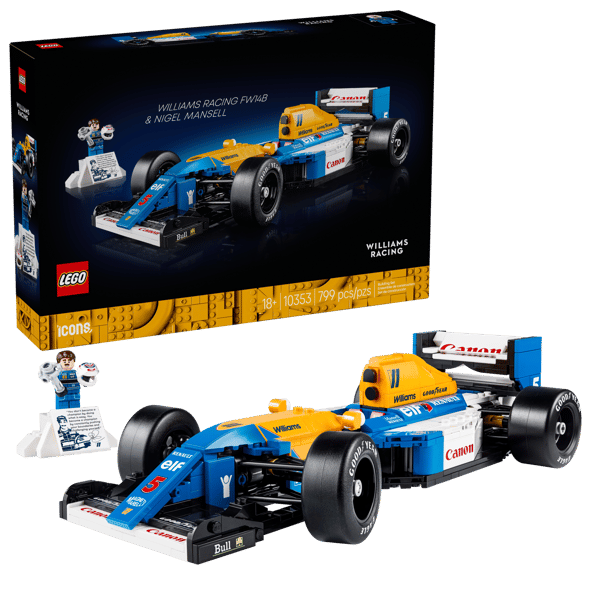 LEGO 10353 Williams Racing FW14B et Nigel Mansell — visuel 2 sur 8