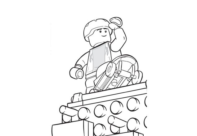 Free Coloring Pages Lego Characters