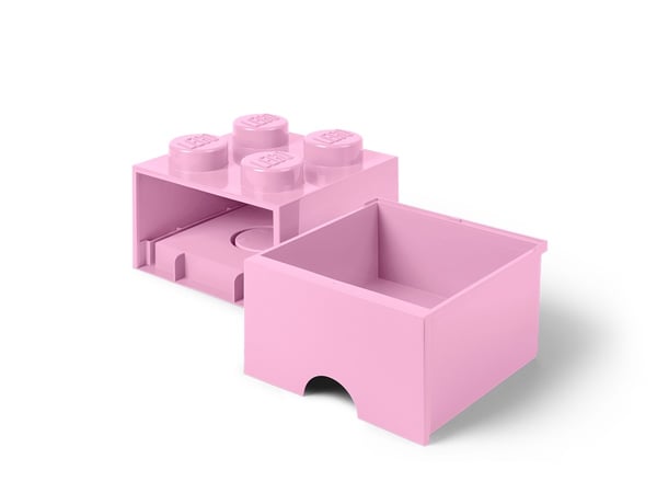 LEGO 5006173 La brique 4 tenons avec tiroir – mauve — visuel 3 sur 5