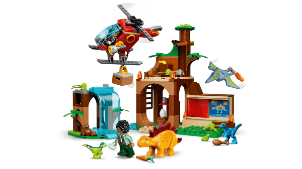 LEGO 77981 Le sauvetage du vélociraptor, du stégosaure et du ptéranodon — visuel 3 sur 8