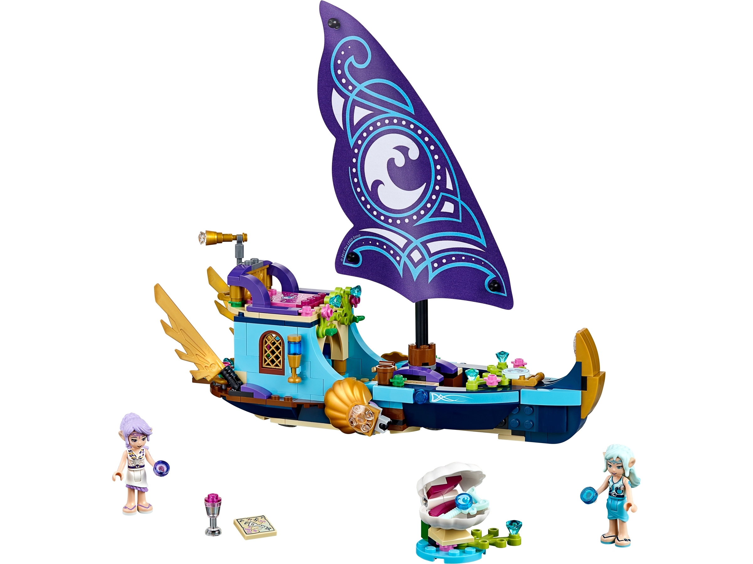 Den fremmede lindre modbydeligt Naidas fantastiske eventyrskib 41073 | Elves | Officiel LEGO® Shop DK