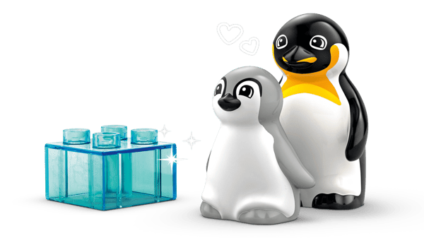 LEGO 10442 Familles d’animaux sauvages : pingouins et lions — visuel 5 sur 8