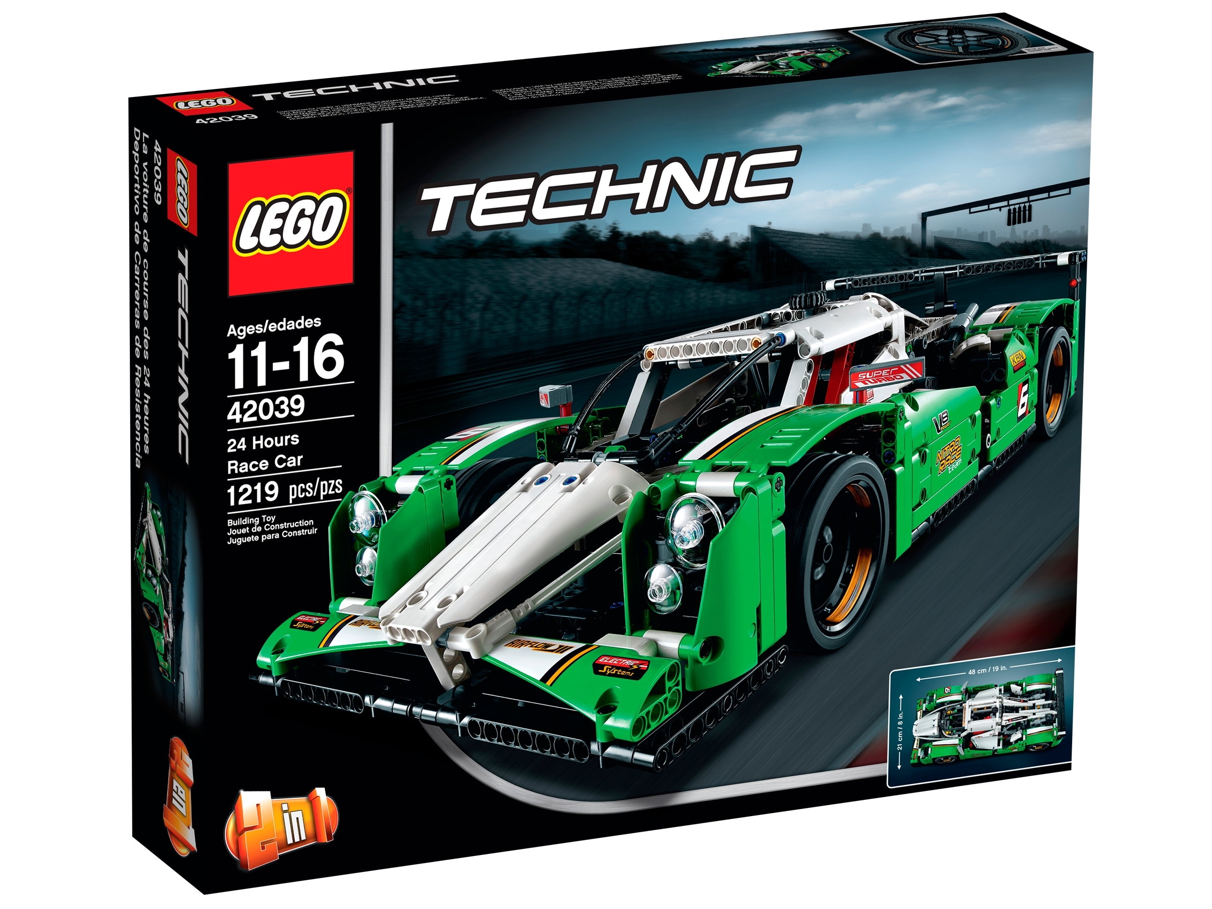 Ungkarl alarm ø 24 Hours Race Car 42039 | Technic™ | Buy online at the Official LEGO® Shop  US
