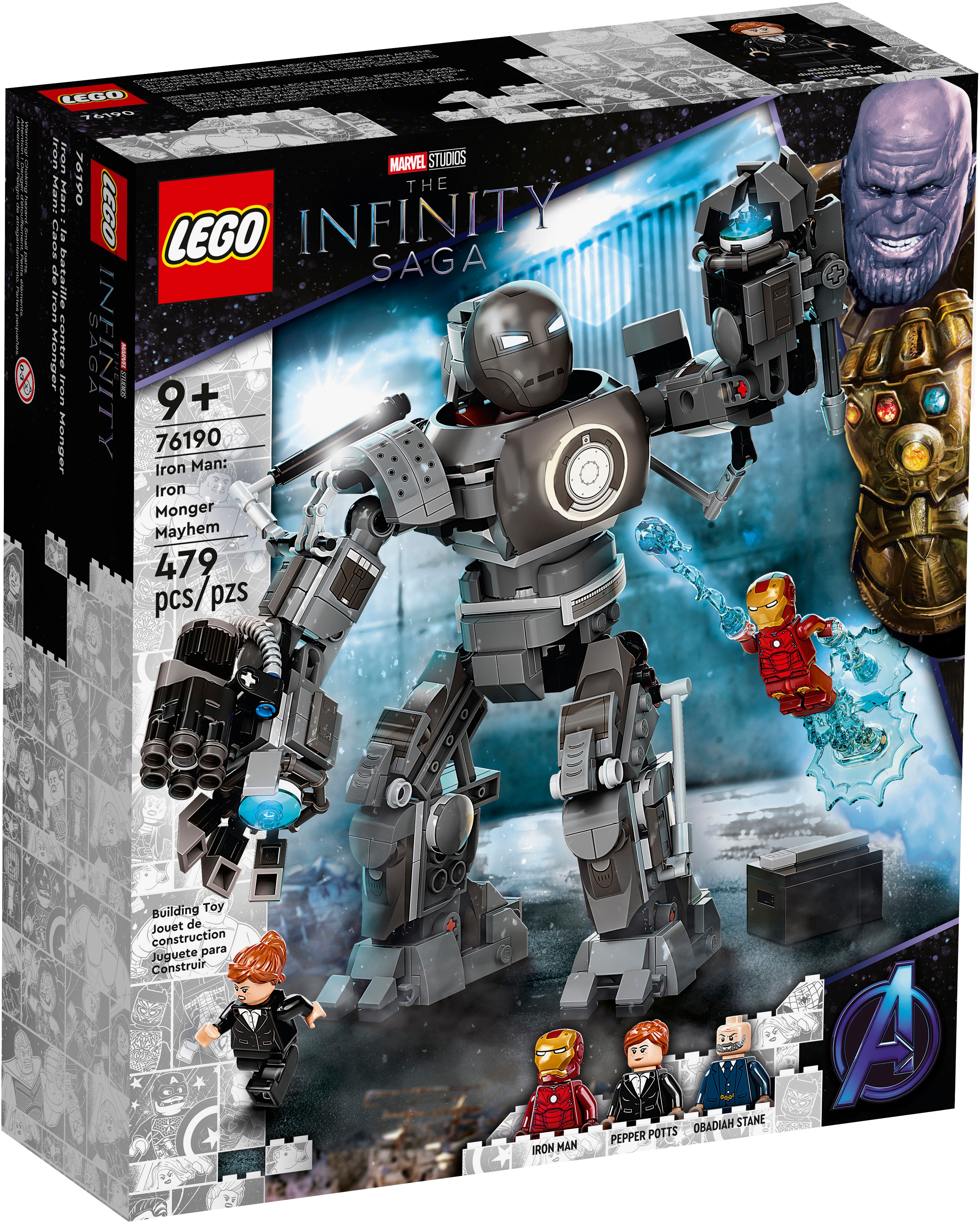 Iron Man: Iron Mongers förödelse 76190 | Marvel | Official LEGO® Shop SE