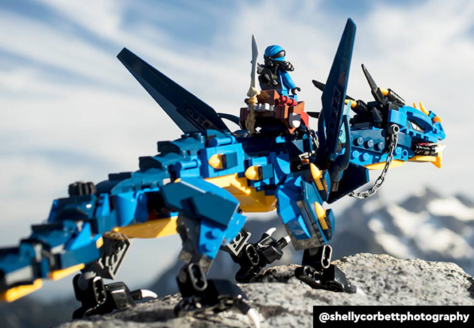 big lego dragon