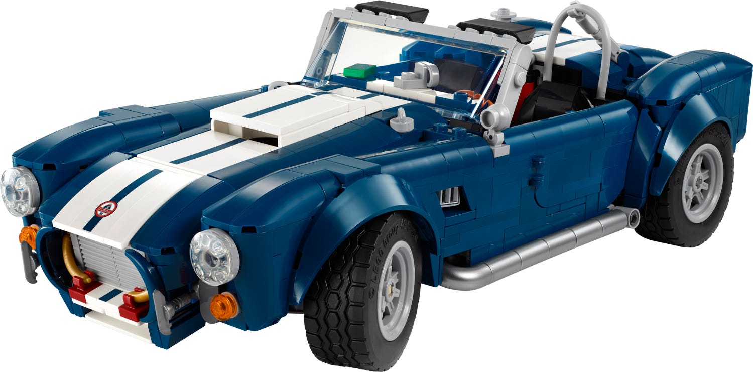 Shelby Cobra 427 S/C 10357 | LEGO® Icons |レゴ®ストア公式 Shelby Cobra 427 S/C 10357 | LEGO® Icons |レゴ®ストア公式