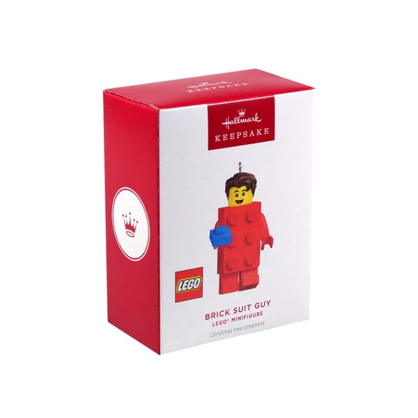 Brick Suit Guy Keepsake Ornament - Image 1