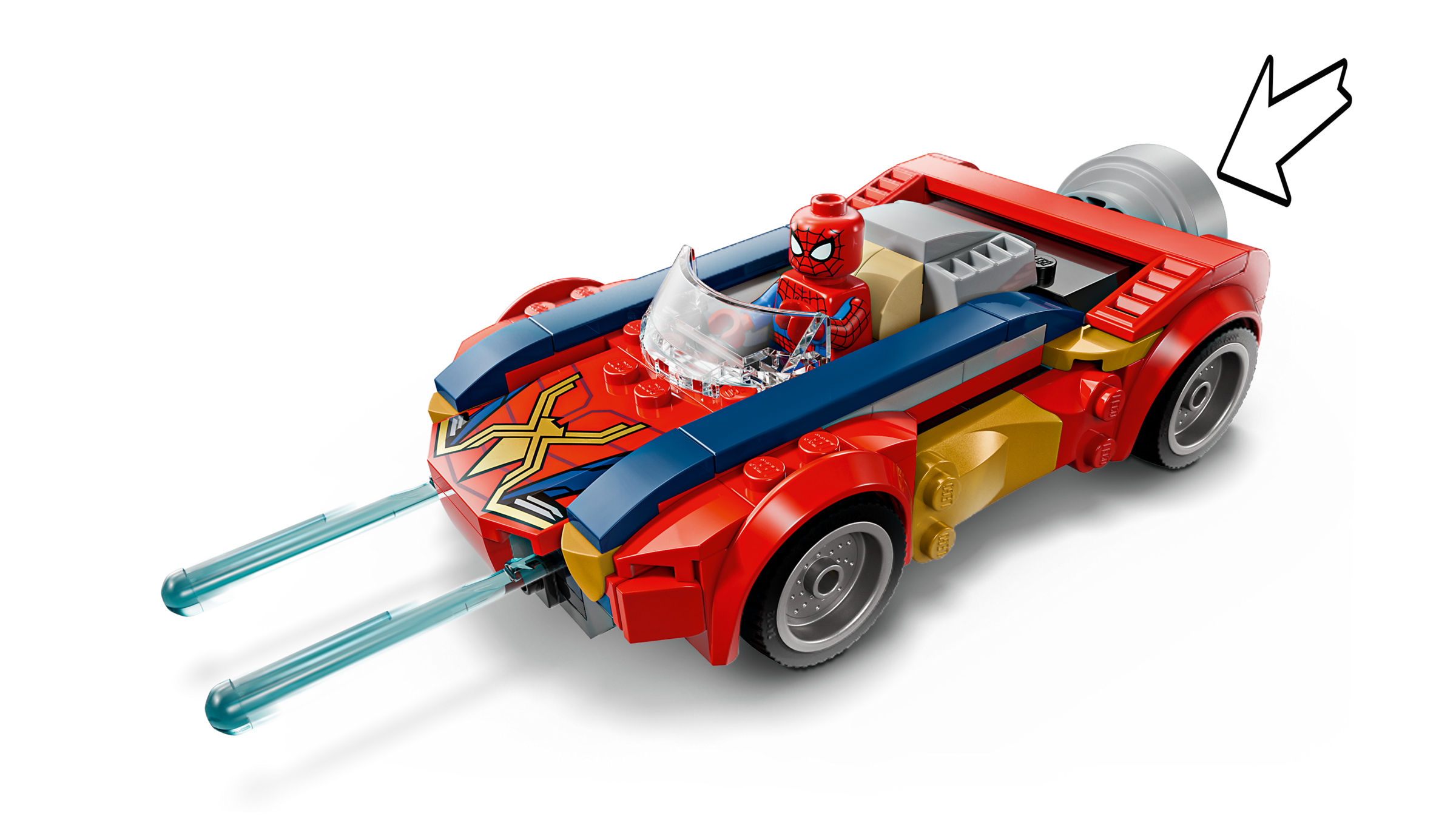 Spider-Man Car vs. Venomized Wolverine