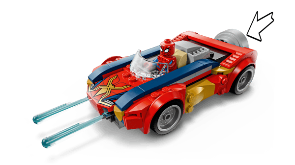 LEGO 76336 Spider-Man et sa voiture contre Wolverine vénomisé — visuel 4 sur 8