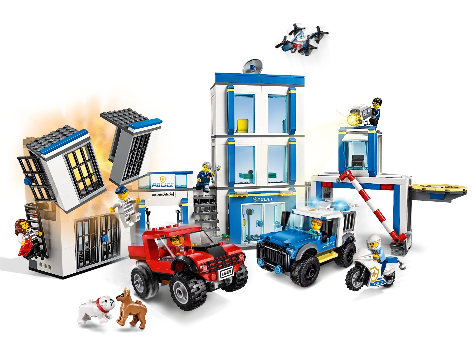 SET 60246 LEGO Minifig Animal BULLDOG 65388pb01 / 6288034 CHIEN 