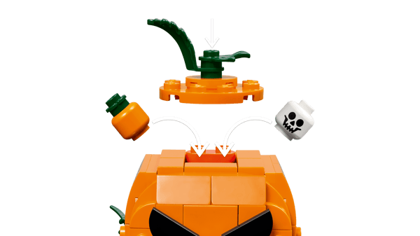 LEGO 40822 La camionnette de la citrouille d’Halloween — visuel 5 sur 8