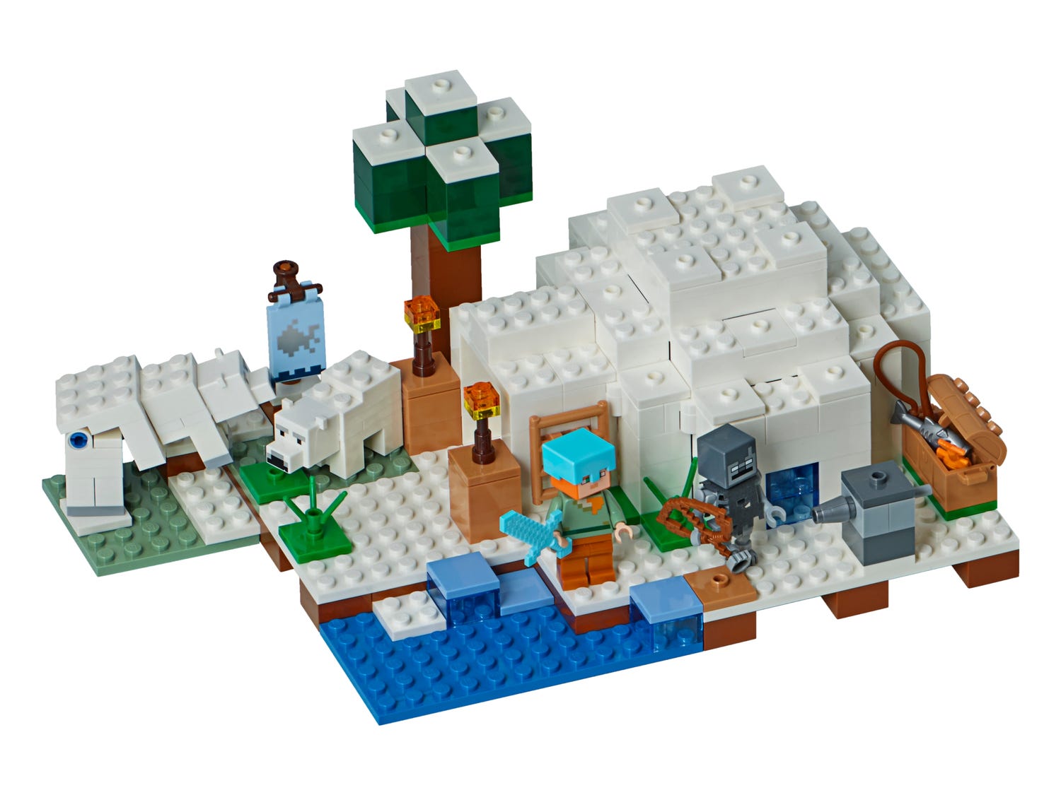 The Polar Igloo Minecraft® | Buy online at the LEGO® Shop US