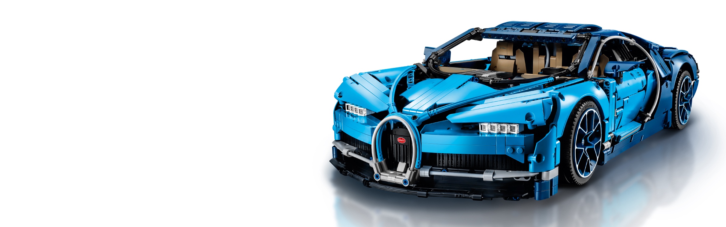 テクニック 42083 Bugatti Chiron 組み立てモデル