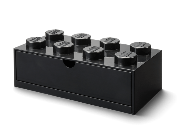 8-Stud Desk Drawer – Black - Image 4