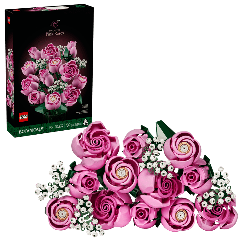 LEGO Bouquet of Pink Roses 10374 (visuel officiel)