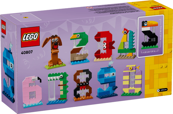 LEGO 40807 Les chiffres d’anniversaire — visuel 8 sur 8