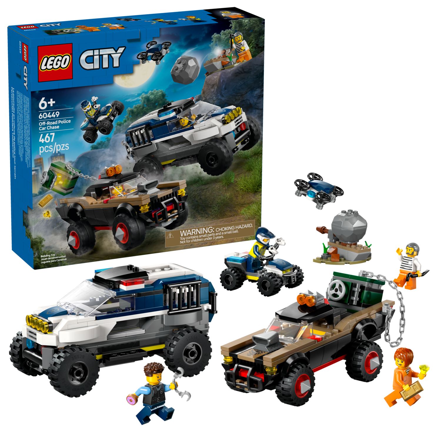 Off-Road Police Car Chase 60449 City Buy online at the