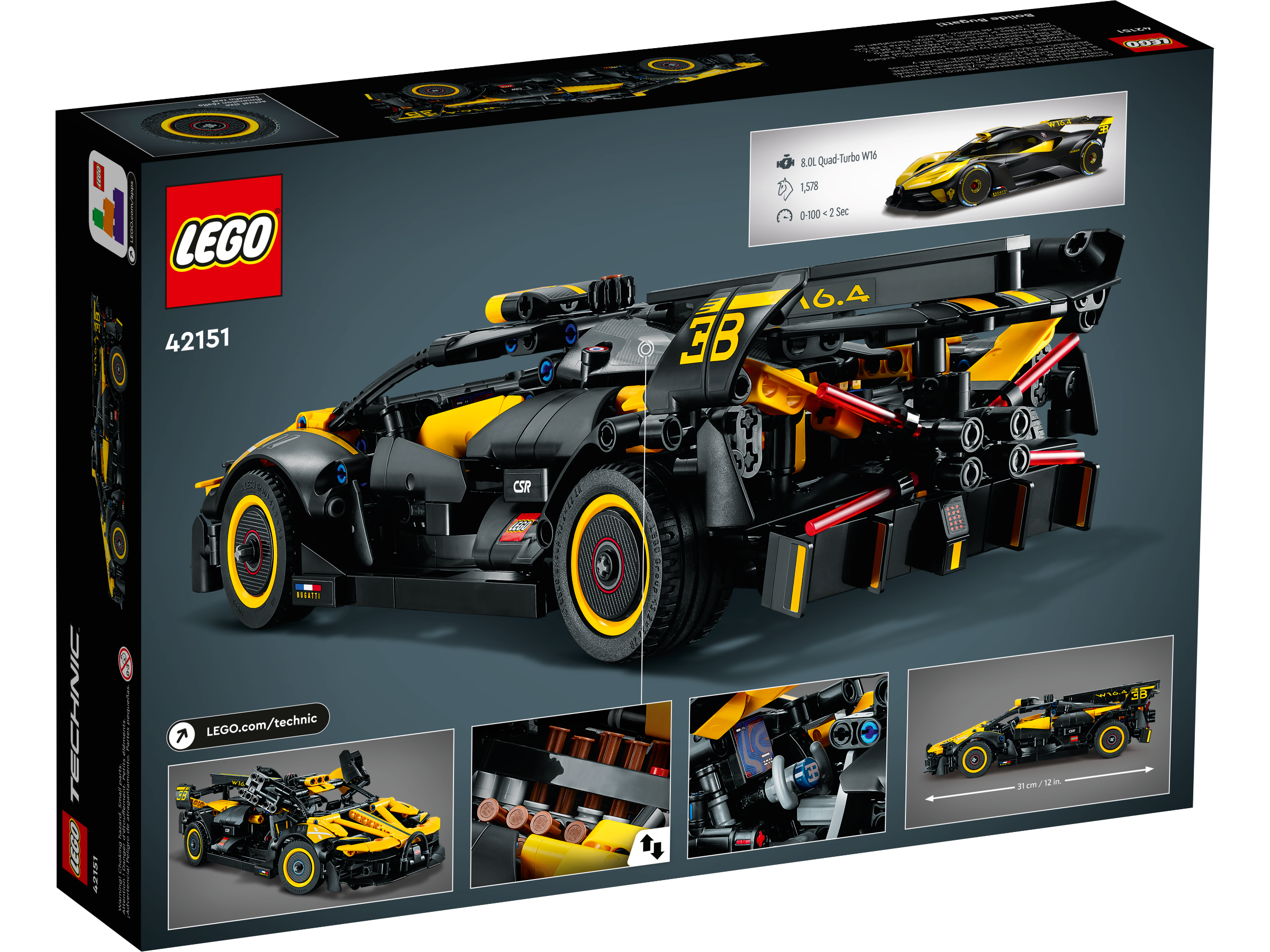 Bugatti Bolide 42151 | Technic™ | Buy online at the Official LEGO