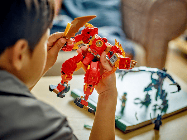 LEGO 71808 Le robot élémentaire du feu de Kai — visuel 6 sur 8
