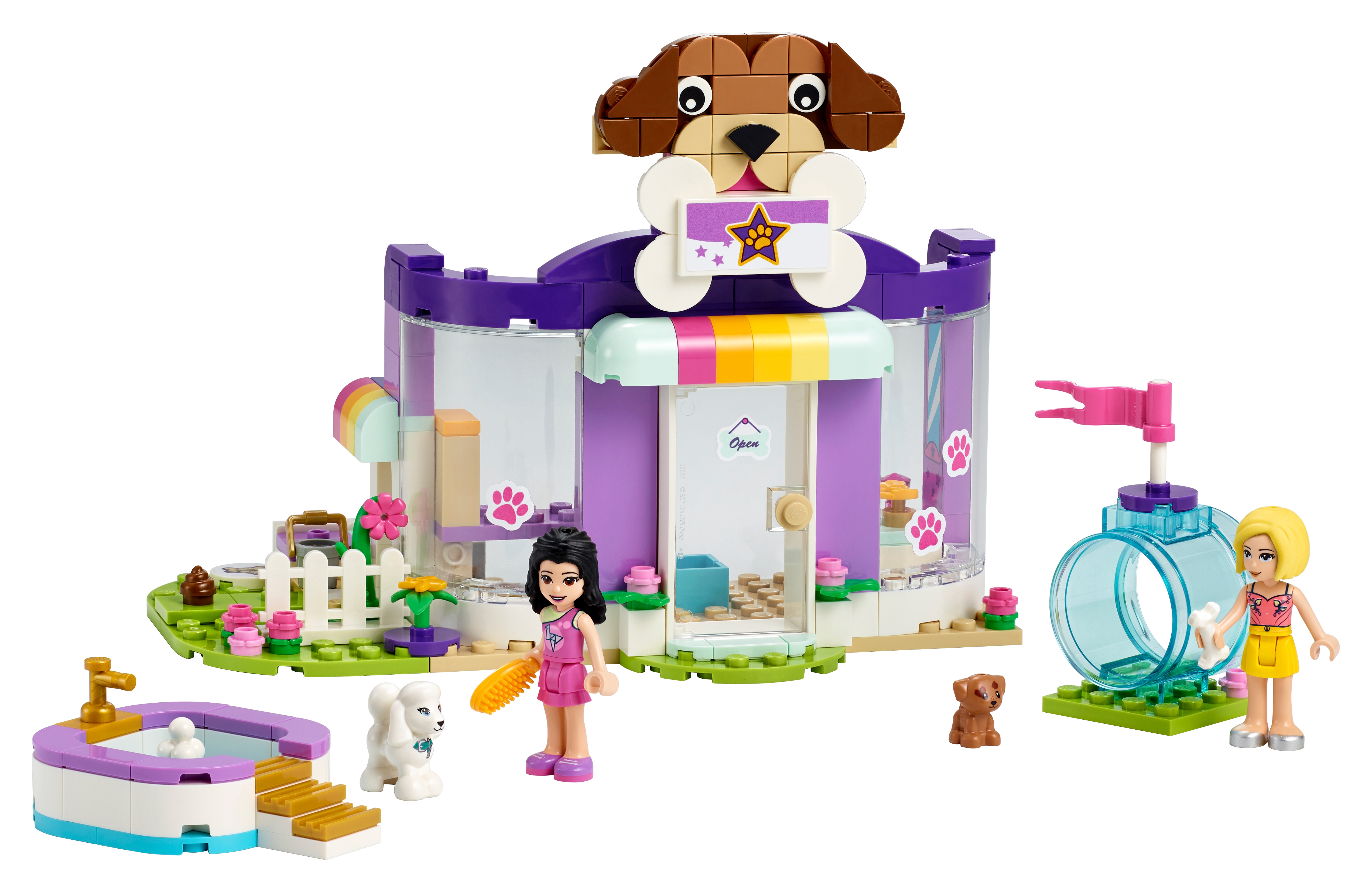 Lego® Friends Zubehör 4x Tiere Hund und Katze Neu 