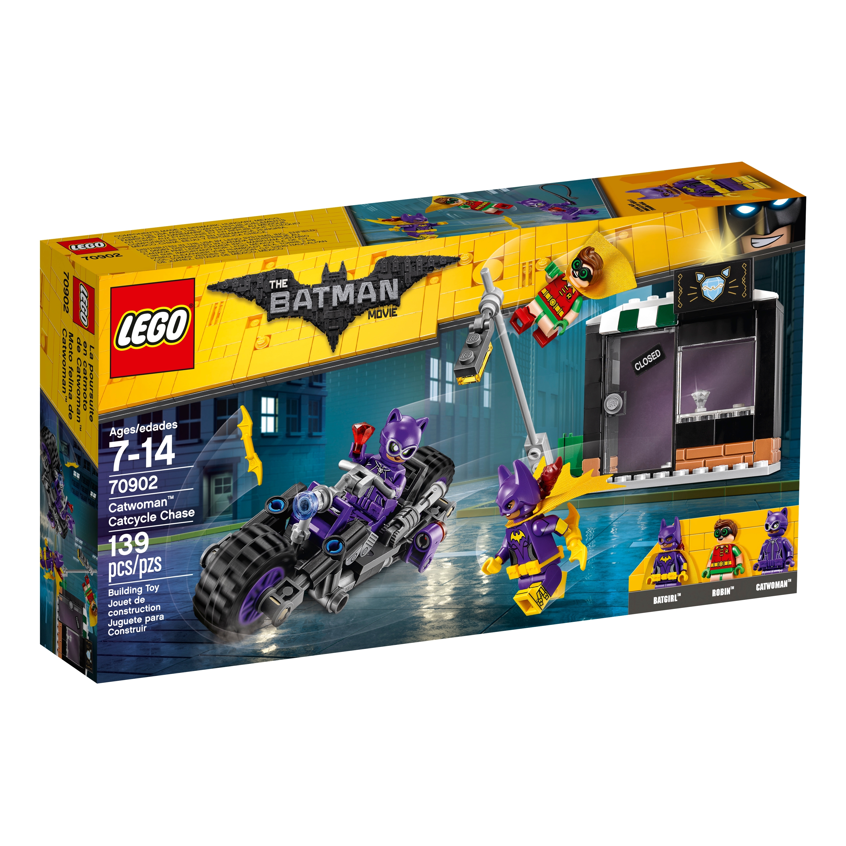 LEGO Batman Movie 70902 Catwoman Catcycle Chase Jewlery Shop Store Front Part 