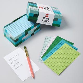 Pudełko na karteczki inspirowane klockami LEGO®