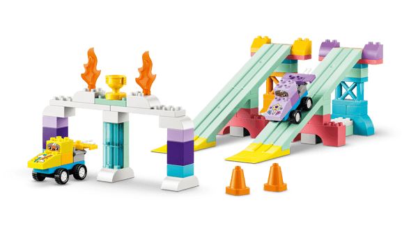 3 in 1 Creative Ramps with Vehicles - Image 9